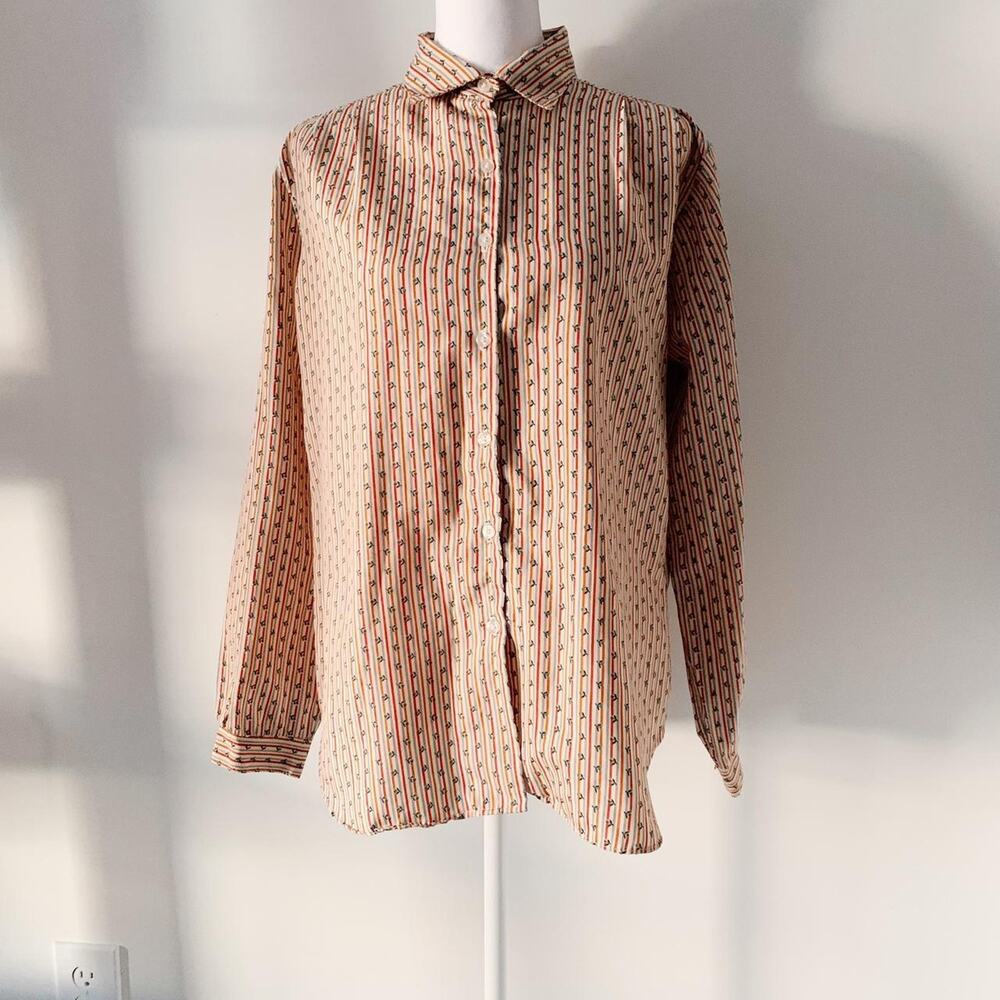 Vintage Laura Mae Blouse Size M